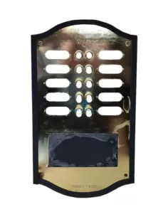 Urmet 1121/210l teclado latón 1121l 10 botones 2 archivos de audio 2